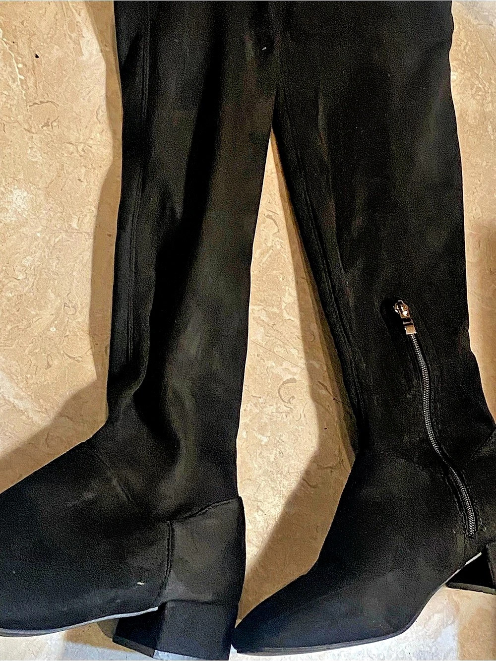 Black Over-the-Knee Boots US 7.5